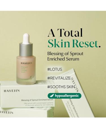 HAYEJIN Blessing of Sprout Enriched Serum - Fresh Flowers and Botanicals - 0.57 Fl Oz. - Buy Online on GoSupps.com
