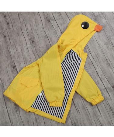 Cute Baby Duck Raincoat | Summer Waterproof Hooded Coat for Boys & Girls (Size 110) - Buy Online on GoSupps.com