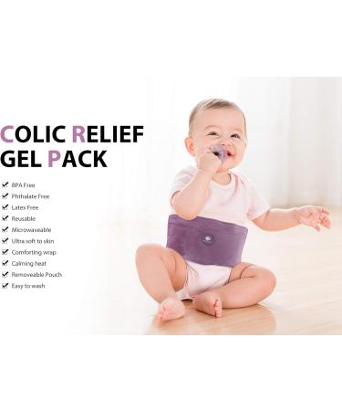Caring Mom Microwavable Gel Pack for Baby Colic Gas Relief | Reusable & Non-Toxic | Purple - Buy Online on GoSupps.com