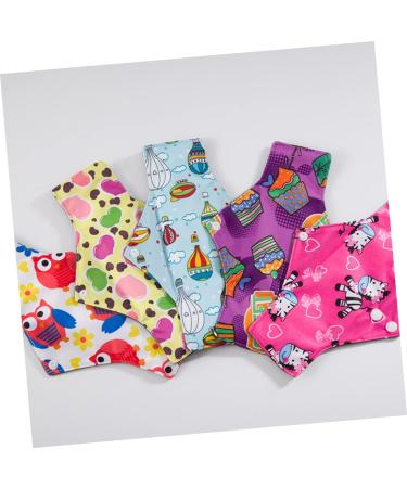 Reusable Menstrual Pads 5pcs - Mama Cloth Pads | Reusable Panty Liners | Breathable Cloth Period Pads - Buy Online on GoSupps.com