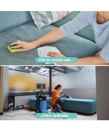 Eco Clean Upholstered Cleaner 1L - Effective Sofa & Car Seat Cleaner - Gentle Foam & Color Refresher - Made in Germany - Buy Online on GoSupps.com