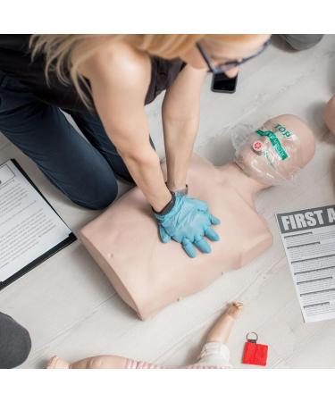 Dztsmart Ventilation Mask & CPR Keychain - Pocket Mask with Check Valve for First Aid & AED Training - International Shipping Available - Buy Online on GoSupps.com