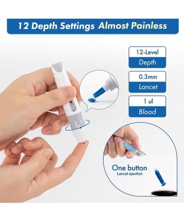 CareLiving Blood Glucose Monitor Kit with 50 Test Strips and Lancets - Diabetes Testing Kit for Home Use - Buy Online on GoSupps.com