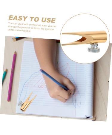 minkissy Eyebrow Sharpening Tool Eyeliner Pencil Sharpener Eye Liner Sharpeners Manual Pencil Sharpeners Eyebrow Pencil Sharpener Hand Tools Eyebrows Double Sided Aluminum Alloy Student - Buy Online on GoSupps.com