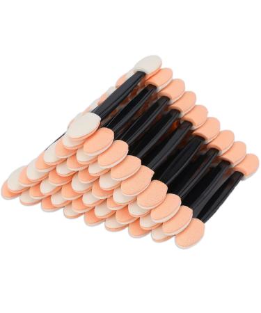 G2plus 50 pieces of eyeshadow Applicator disposable eyeshadow brush dual pages eyeshadow sponge Applicator brushes for eyeshadow 50 pieces beige