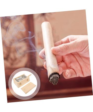 Iwowhero Moxibustion Box - Mugwort Healing Device with Scalding Protection | Adjustable Wooden Moxa Stick Holder - Buy Online on GoSupps.com