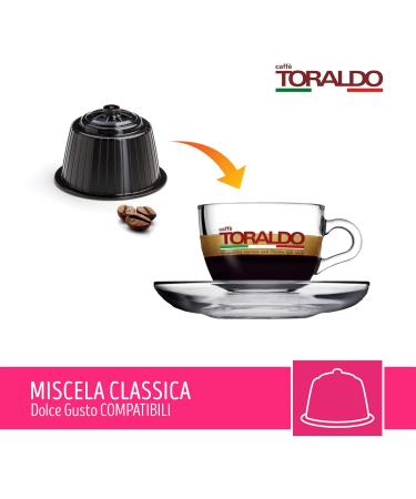TORALDO COFFEE | Compatible Dolce Gusto* | CLASSIC MIX | 100 PCS | 2 PACKAGES | TCBRT002 | ALDBRT002 | I THROW - Buy Online on GoSupps.com