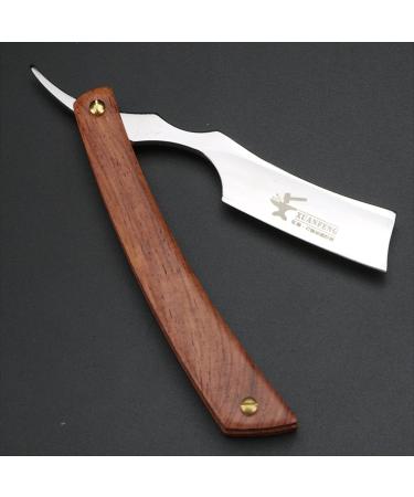 Fbrerurt Barber Razor for Straight Shave | Premium Wet Shaving Set for Men | Silver Classic Hairdresser Gift - Buy Online on GoSupps.com