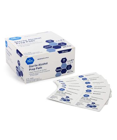 Med Pride Alcohol Prep Pads 200 Pack - Medical-Grade Sterile Isopropyl Cotton Swabs for First Aid Kits - Latex Free & Antiseptic - 200 Count - Buy Online on GoSupps.com