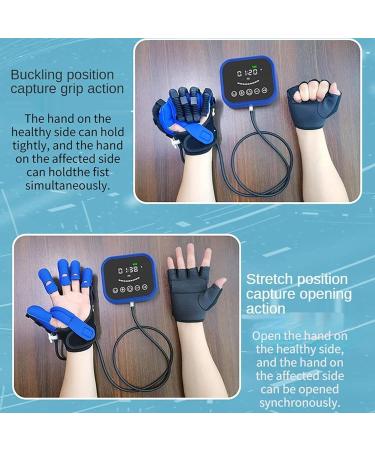 Rehabilitation Robot Gloves Finger Straightening Brace Guard for Stroke Hemiplegia Hand Function Recovery Relief Finger Cramps Left-L - Buy Online on GoSupps.com