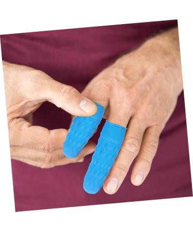 100pcs Nitrile Finger Cots - Protective Finger Sleeves for Joint Protection | Portable Finger Covers for eCommerce - Buy Online on GoSupps.com