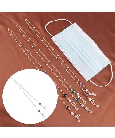 Seasaww Glasses Chain - Retro Light Purple Fashion for Reading Glasses | 68 cm | Stylish Accessory for Adults & Children - Buy Online on GoSupps.com