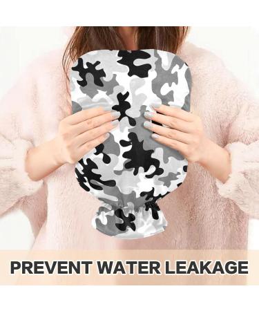 Buy 2L Grey Camouflage Hot Water Bottle with Cover - Pain Relief & Winter Warmth International Shipping - Buy Online on GoSupps.com