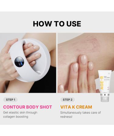 Medicube Age-R VITA K Cream | Elastin Boost for Stretched Skin | Targets Redness | Hypoallergenic | Korean Skin Care - International Shipping Available - Buy Online on GoSupps.com