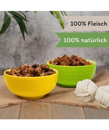 Lecker.Pet | 18 x 400 g Josie's 100% Beef Muscle Meat Wet Dog Food | Natural & No Additives | Rich in Protein & Minerals | Grain Free & Sugar Free - Buy Online on GoSupps.com