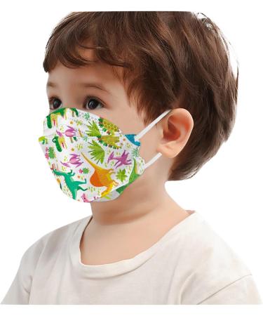 50pcs Children Colorful Mundschutz - Cute Fish Design 4-Layer Breathable Face Masks for Boys & Girls - Buy Online on GoSupps.com