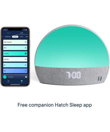 Hatch Restore: Smart Light & Sound Machine for Personal Sleep Routine | Bedside Reading Light & Sunrise Alarm Clock - Buy Online on GoSupps.com