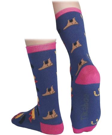 Shires Tikaboo Socks - One Size in Grey or Navy - Buy Online on GoSupps.com