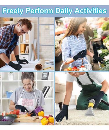 Buy Copper Arthritis Gloves with Touchscreen Tips | Full Finger Compression for Pain Relief | Carpal Tunnel Inflammation & Joint Swelling | Unisex Small Size - Buy Online on GoSupps.com