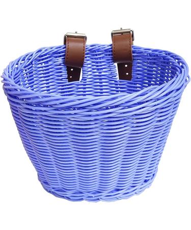 Suerico Girls Bike Accessories Kit: Basket, Beads, Streamers, Bell & Stickers - Blue - Buy Online on GoSupps.com
