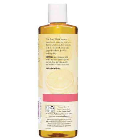 Burt's Bees Citrus and Ginger Body Wash 12 oz - Pack of 3 | Energizing Formula | 3-Pack 12 fl oz Bottles - Buy Online on GoSupps.com