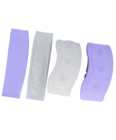 Neck Pain Support 2 Set Neck Brace Smooth Ice Silk Fabric Highly Elastic Relieve Discomfort 360 Degree Encircling with Covering for Nap - Buy Online on GoSupps.com