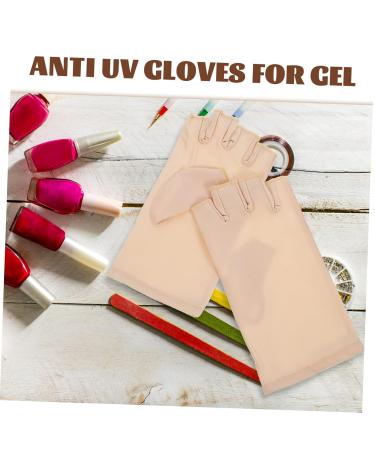 Beavorty 3 Pairs Nail Gloves Fingerless Gloves for Women Workout Nail Lamp Uv Fingerless Gloves for Driving Uv Gloves for Gel Manicures Nail Gel Nail Supplies Spandex Miss - Buy Online on GoSupps.com