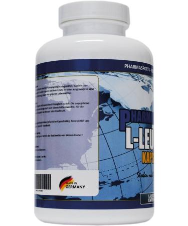 L-Leucine 3000 mg - 240 Essential Amino Acid Capsules | International Shipping Available - Buy Online on GoSupps.com