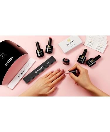 Bluesky Gel Nail Polish Mud A020 Chocolate Brown Long Lasting Chip Resistant 10 ml (Requires Drying Under UV LED Lamp) - Buy Online on GoSupps.com