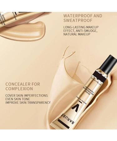  Gusengo Waterproof Foundation | Liquiet Concealer Complexion in 1 | Hydrating Concealer Skin Tone Modification Gusengo - Buy Online on GoSupps.com