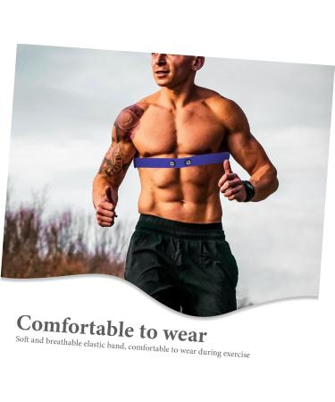 Buy Happyyami Wireless Heart Rate Monitor Belt - Sports Equipment & Devices - Blue 17x3cm - Optimal Fitness Tracking - Buy Online on GoSupps.com