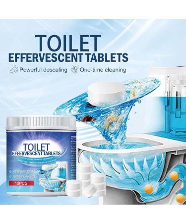 Toilet Effervescent Tablets Effective Cleaning For Toilet Stains Odor Elimination And Freshening Lint Pro Lint (Blue One Size) Blue One Size - Buy Online on GoSupps.com