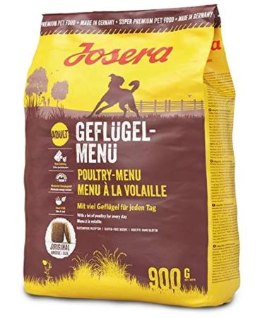Josera Menu for poultry in a 900 g pack.