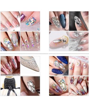 Nail Rhinestones Kit DIY Nails Rhinestones Nail Art Cosmetics Clothes Design Jewels Diamond Accessories Type4 - Buy Online on GoSupps.com