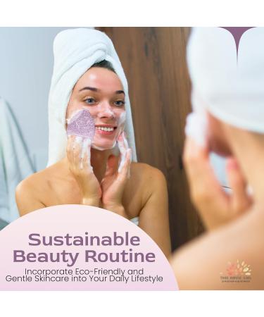 Hippie Girl Konjac Face Erase Cleansing Puff - Gentle Exfoliating Facial Sponge for Sensitive Skin | 2 Pack - Buy Online on GoSupps.com