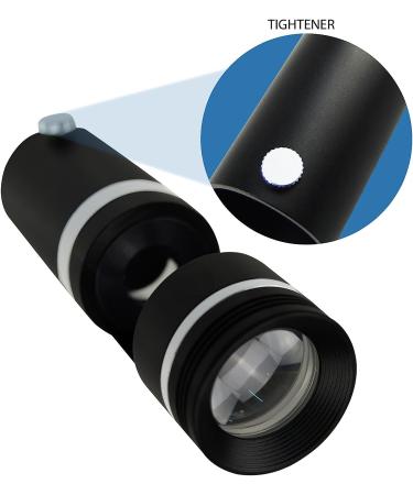 Professional 18mm 10x Darkfield Loupe with LED Polariscope & Flashlight - Buy Online on GoSupps.com
