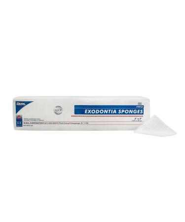 Dukal 2283 Cotton Fill Gauze Sponge Sterile 2" Length x 2" Width 8-Ply Pack of 5000