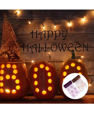 Buy 2 Pcs Halloween Tulle Rolls - 10 Yards Glitter Spider Web Pattern for Festive Decorations | Assorted Colors - Buy Online on GoSupps.com