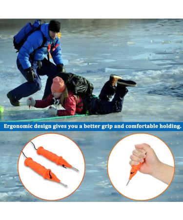 Boaton Ice Safety Picks - Essential Safety Kits for Ice Fishing and Skating, Prevent Falls into Ice, Floating and Secure - Buy Online on GoSupps.com