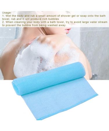 Body Cleaning Towel Bath Washcloth Reusable Design Easy To Dry for Beauty Salon Salon Shop(blue) - Buy Online on GoSupps.com
