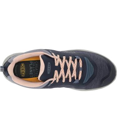 KEEN Women's Terradora Flex Waterproof Hiking Shoes - Vintage Indigo/Peachy Keen - Size 9 - Buy Online on GoSupps.com