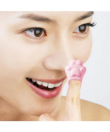 Manual Facial Cleansing Brush Soft Silicone Face Skin Scrubber Manual Brush Applicator Brush Face maskes Brush for Forehead Cheeks Nose Lips Face 10.8x3 Cm Pink - Buy Online on GoSupps.com