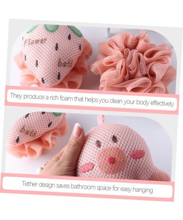 FOMIYES 6 Pcs Cartoon Bath Balls - Colorful Shower Sponges for Women | Soft Body Wash Scrubber & Loofah - Ideal Bath Accessories for Spa-Like Experience - Buy Online on GoSupps.com