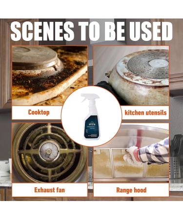 Shine Pro Kitchen Cleaner Spray | All-Purpose Foam Cleaner for Pots & Pans | Remove Stubborn Oil Stains - International Shipping - Buy Online on GoSupps.com