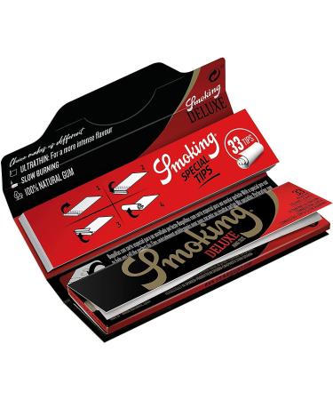 Buy Smoking Papers Deluxe Slim & Tips - 24 Pack | Premium Rolling Papers for International Shipping - Buy Online on GoSupps.com