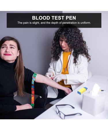 Fora Safety Lancet 50PCS - Press Type Diabetic Blood Lancet Needles with Sterile Disposable Collection - Buy Online on GoSupps.com