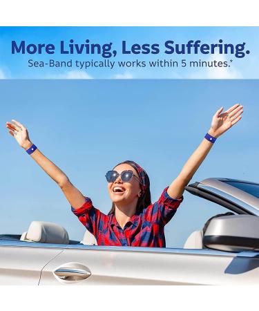 8 Pcs Travel Sickness Bands - Natural Acupressure Relief for Motion, Nausea, Sea, Flying, Pregnancy and Kids - Buy Online on GoSupps.com