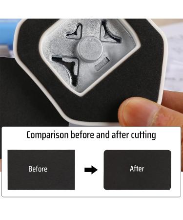 MyArTool 3 Way Corner Rounder Punch - 4mm 7mm 10mm - 3 in 1 Corner Cutter for Card Making, Laminate, Cardstock, Scrapbooking - Pink - Buy Online on GoSupps.com