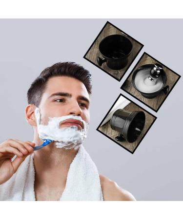 Kyaoayo Shaving Bowl with Handle - Professional Plastic Barber Shave Mug for Men - Classic Face Cleaning Soap Shell - Buy Online on GoSupps.com