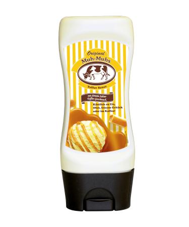Original Muh-Muhs Toffee Sauce 150ml-Fine cream-toffee taste in a practical headstand bottle-ideal for refining desserts ice cream pastries or coffee (1 x 150ml)